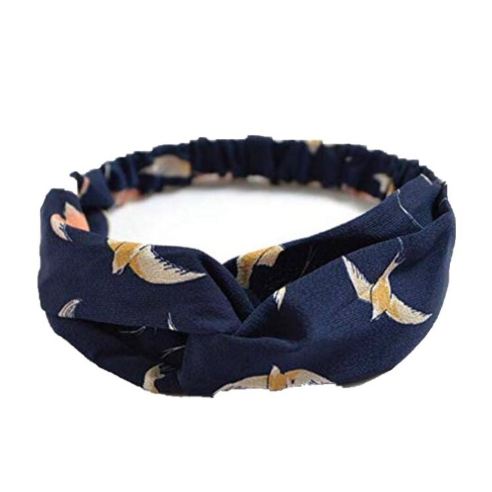 Boho Twist Headband (Birds)